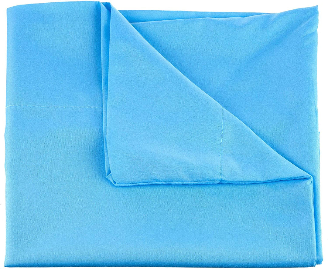 Home Cotton Blend 1200 Thread Count Blue Sheet Set (Twin)