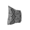 UKN Silver Lumbar Pillow Grey Animal Modern Contemporary Polyester Single Removable Cover