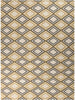 MISC Hand Woven 'Caroni' Ivory Wool Area Rug 8' X 11' Brown Geometric Transitional Rectangle Latex Free Handmade