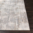 Grey Modern Accent Rug 2' X 3' Brown Ivory Abstract Contemporary Rectangle Polyester Polypropylene Latex Free