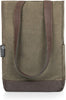 MISC 2 Bottle Insulated Wine Cooler Bag Khaki Waxed Canvas Tan