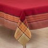 Cotton Tablecloth Plaid Border Design Color