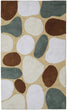 Tan Pebble Beach Bath Rug (30"x50") 2'6" X 4'2" Brown Solid Color Cotton