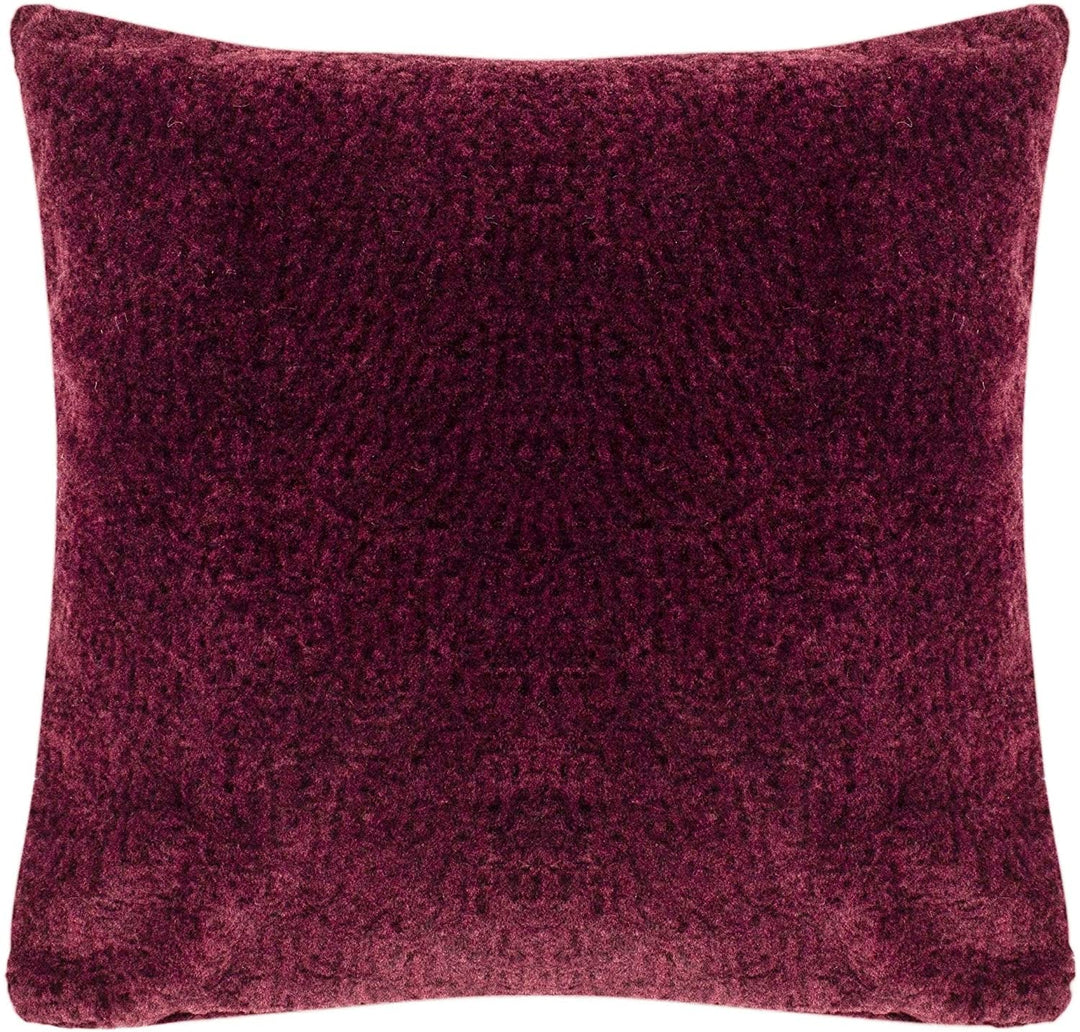 20" Pillow Red Solid Color Modern Contemporary Polyester Single