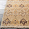 MISC Hand Knotted Beige New Zealand Wool Area Rug 2' X 3' Brown Geometric Traditional Transitional Rectangle Latex Free Handmade