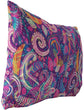 MISC Indoor|Outdoor Lumbar Pillow 20x14 Purple Geometric Bohemian Eclectic Polyester Removable Cover