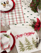 MISC Table Napkins Plaid Design (Set 4) Red Cotton