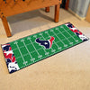 30"x72" NFL Texans Rug Football Field Runner Rug xl Yoga Mat Sports Area Rug Boys Bedroom Living Room Bathroom Rugs Runner Long Floor Carpet Athletic