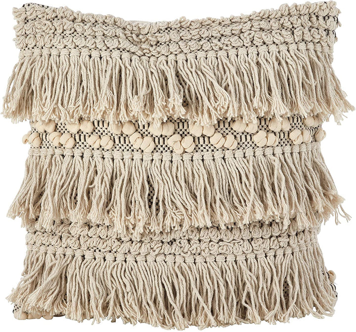 Moroccan Wedding Blanket Fringe Cotton Down Filled Throw