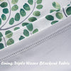 MISC Floral Scroll Valance 2 Layers Window Curtain 50'' Width X 18'' Length Green Farmhouse 100% Polyester Energy Efficient