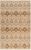 MISC Hand Knotted Beige New Zealand Wool Area Rug 2' X 3' Brown Geometric Traditional Transitional Rectangle Latex Free Handmade