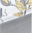 MISC Sketch Pattern Lined Window Valance Pair 52'' Width X 18'' Length Grey Floral Farmhouse Polyester Blend Energy Efficient