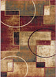 Contemporary Abstract Area Rug 5'3 X 7'3 Color Block Graphic Mid Century Modern Mission Craftsman Rectangle Jute Polypropylene Latex Free
