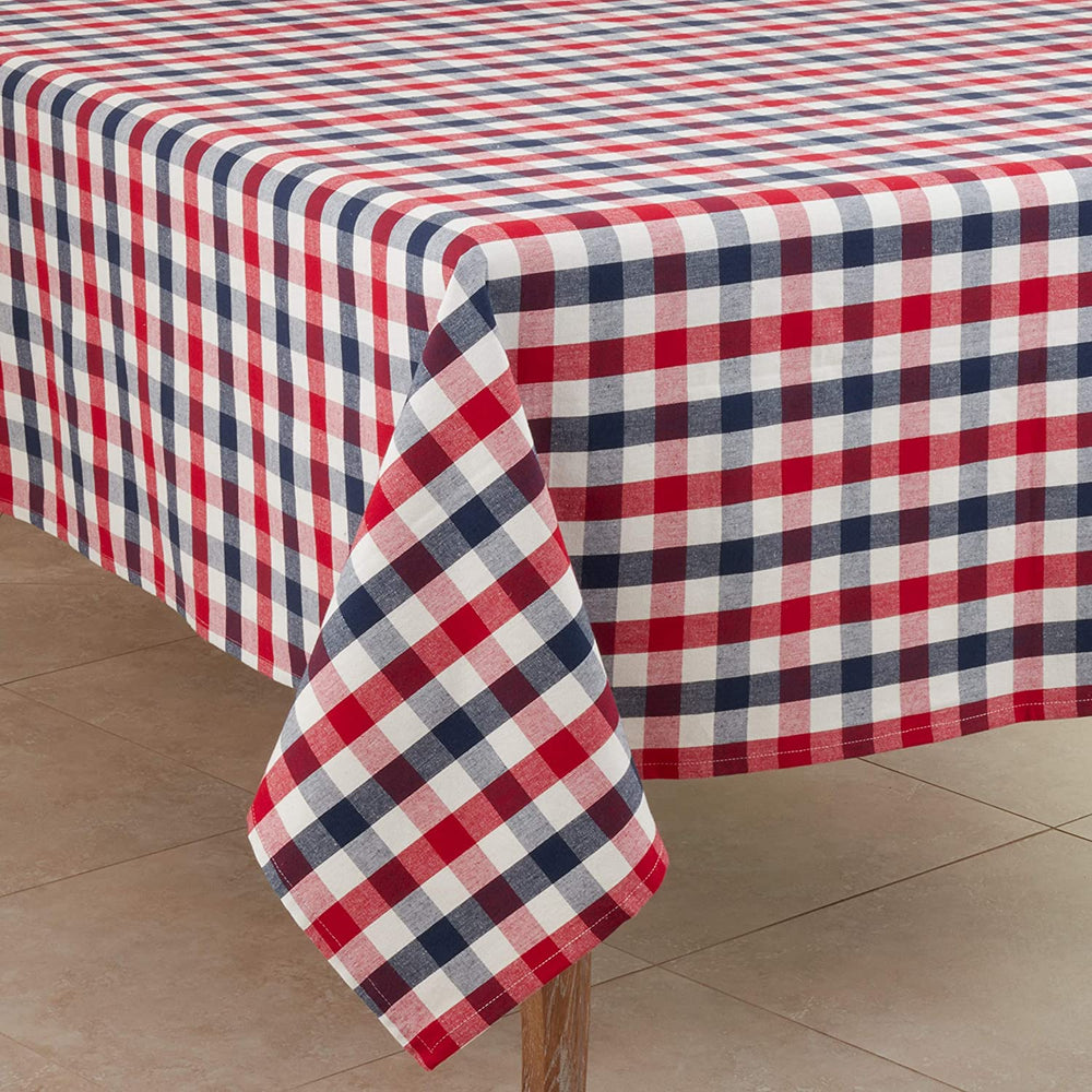 Cotton Tablecloth Gingham Check Design Color