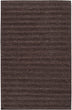 MISC Hand Crafted Solid Brown Wool Area Rug 5' X 8' Abstract Latex Free Handmade