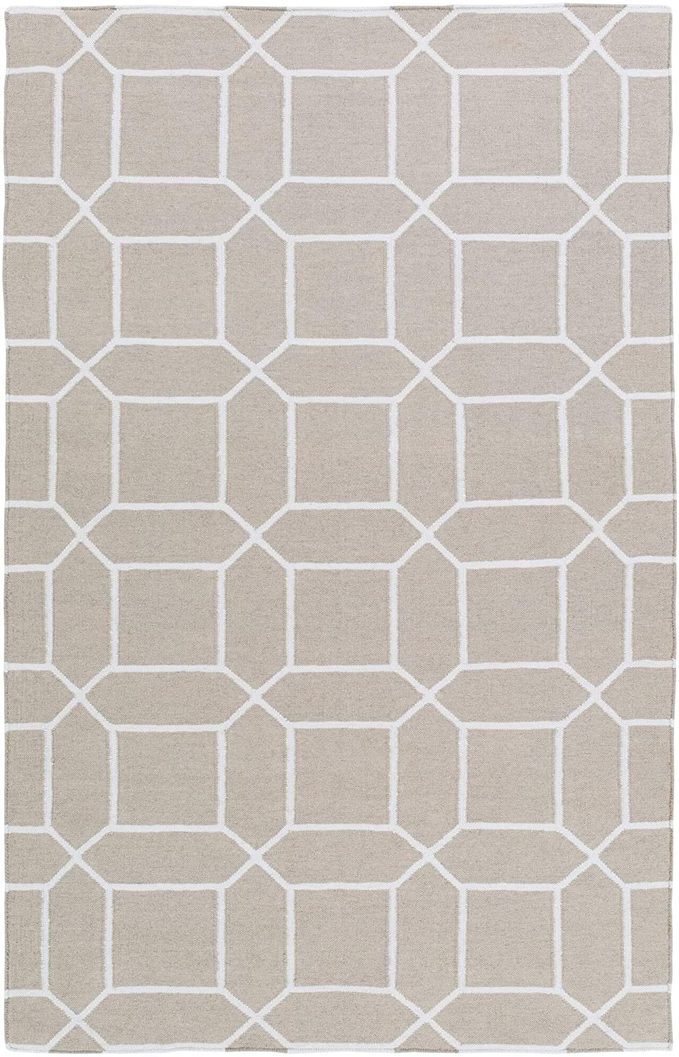 Hand Woven Geometric Pattern Indoor/Outdoor Accent Rug