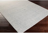 MISC Hand Knotted Solid Indoor Area Rug 2' X 3' Grey Nature Casual Rectangle Synthetic Viscose Wool Latex Free Handmade