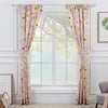 Bloom Window Valance 84" W X 16" L Pink Floral Kids Teen Modern Contemporary 100% Polyester Lined