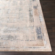 MISC Ivory Distressed Border Accent Rug 2' X 3' Brown Grey Abstract Polyester Polypropylene Synthetic Latex Free Pet Friendly Stain Resistant