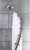 Smart Rod Dual Mount Curved Shower Curtain Brushed Nickel Aluminum