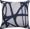 Unknown1 Decorative Pillow Black White Abstract Bohemian Eclectic Linen Polyester Single Removable Cover