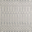 UKN Cream/Gray 2x8 Southwestern Rug 2'x8' Rectangular Cream Oriental Modern Contemporary Rectangle Polypropylene Latex Free Stain Resistant
