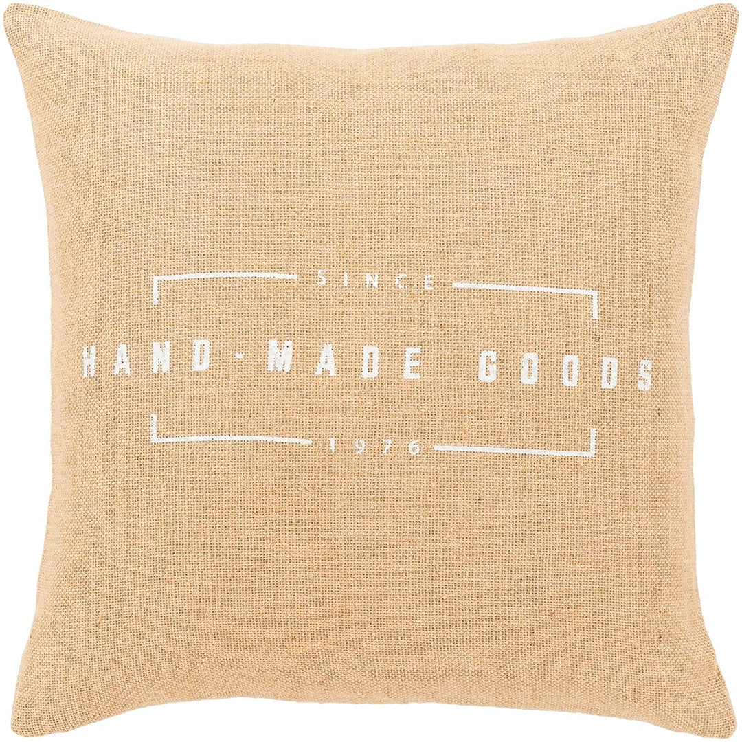 eat Modern Farmhouse Poly Fill Throw Pillow (20" X 20")