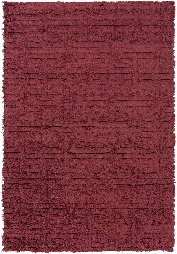 Hand Woven Solid Wool Area Rug 3'6