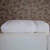 Plush Herringbone Weave Hotel Spa Turkish Cotton White Bath Sheet Solid Color