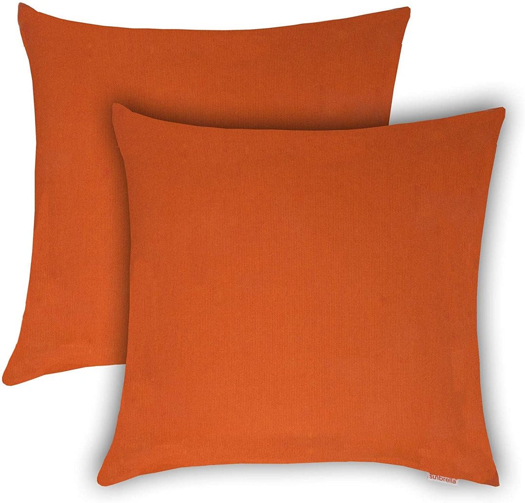 ayenne 18 inch Outdoor/Indoor Pillow (Set 2) Orange Solid