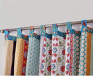 Window Valance Color Floral Bohemian Eclectic Cotton Blend Lined