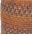 MISC Small Space Wool Basket Fall Oak 10"x10"x8" Orange