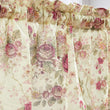 Antique Rose Valance Color Floral Traditional 100% Cotton Lined