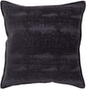TASS Midnight Blue Solid Chenille Poly Fill Throw Pillow (18" X 18") Color Mid Century Modern Cotton Single Removable Cover