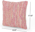 Boho Cotton Pillow Cover by Color Diamond Modern Contemporary Removable