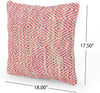 Boho Cotton Pillow Cover by Color Diamond Modern Contemporary Removable