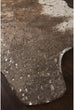 Walnut/Champagne Faux Cowhide Rug 3'10" X 5' Brown Animal Cabin Lodge Modern Contemporary Rustic Novelty Acrylic Fur Rawhide Latex Free