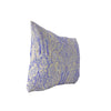 UKN Blue Lumbar Pillow Blue Geometric Global Polyester Single Removable Cover