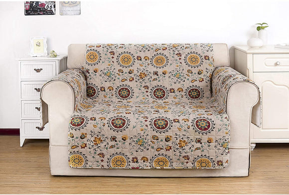 Unknown1 Loveseat Protector Color Design Floral Geometric