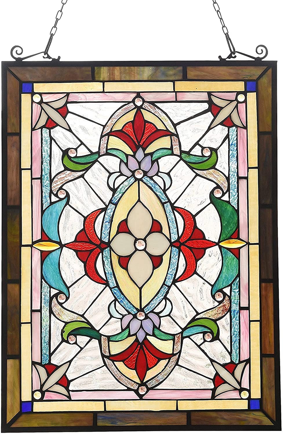 222 piece Victorian Window Panel Suncatcher Color Casual