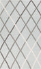 Flatweave Geometric Accent Area Rug 2' X 3' Grey Modern Contemporary Rectangle Wool Latex Free Handmade
