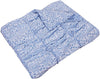 Ruffle Blue Quilted Throw Paisley Cotton Microfiber