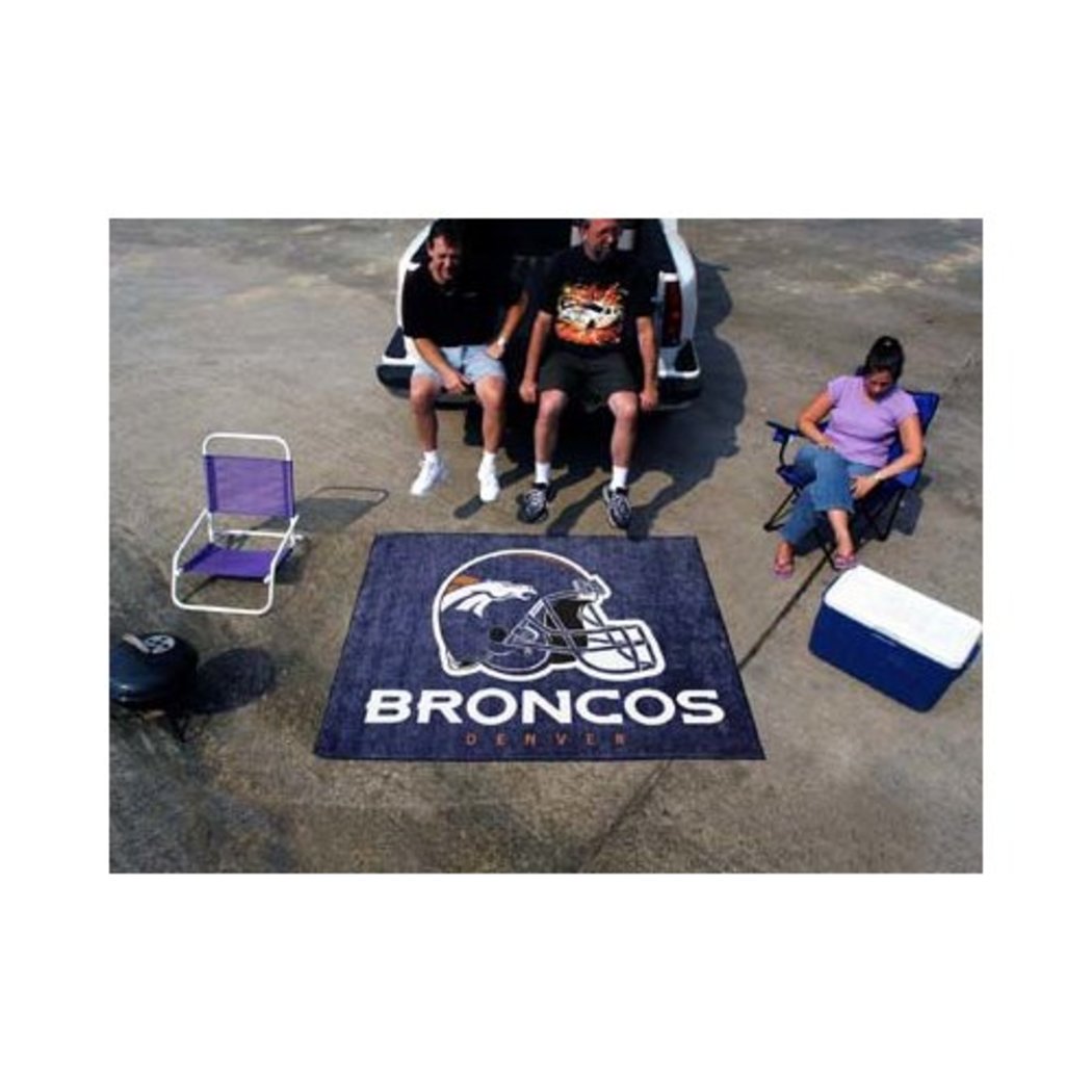 19" X 30" Inch NFL Broncos Door Mat Printed Logo Football Themed Sports Patterned Bathroom Kitchen Outdoor Carpet Area Rug Gift Fan Merchandise - Diamond Home USA