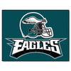19" X 30" Inch NFL Eagles Door Mat Printed Logo Football Themed Sports Patterned Bathroom Kitchen Outdoor Carpet Area Rug Gift Fan Merchandise Vehicle - Diamond Home USA