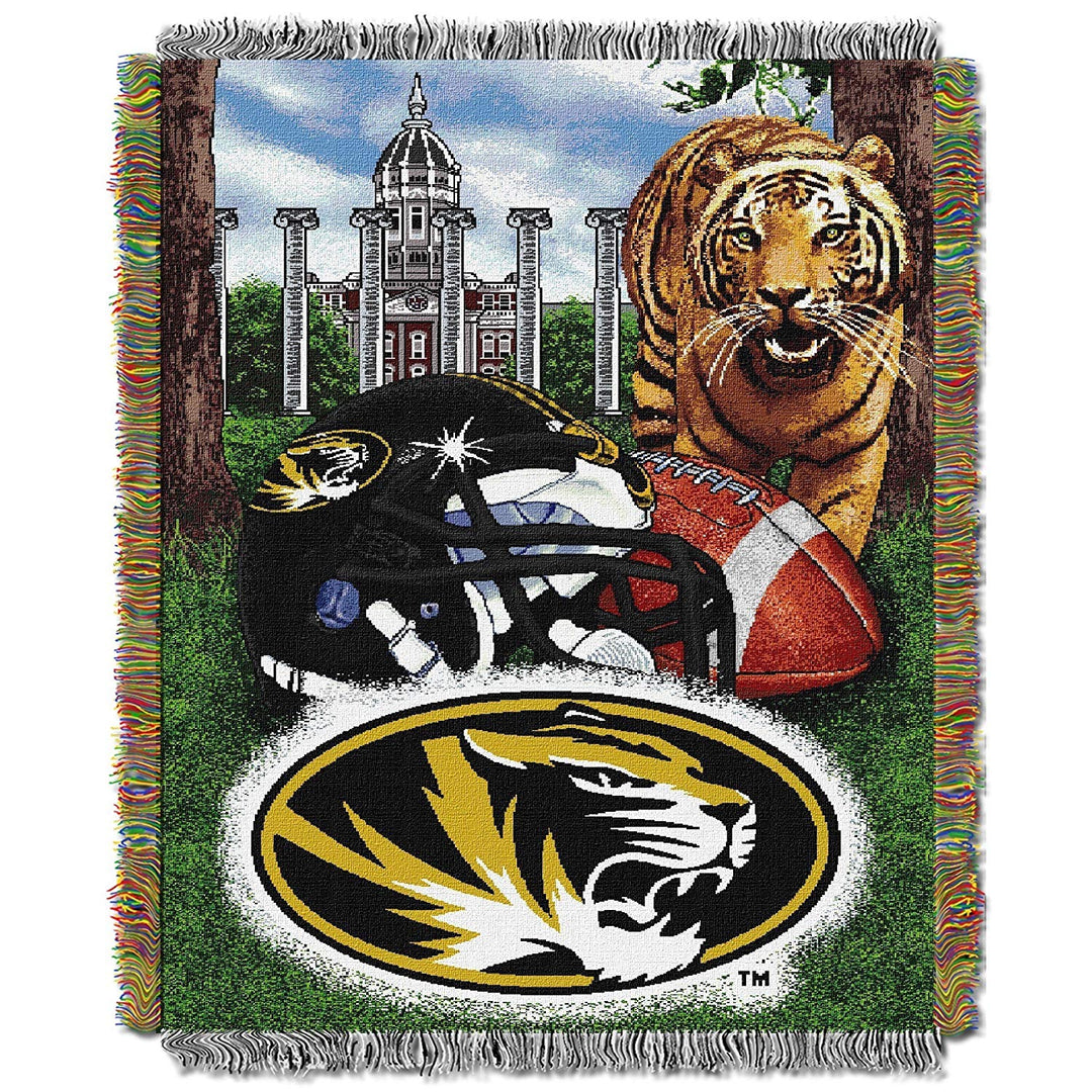 48 x 60 NCAA Wildcats Throw Blanket Black Yellow College