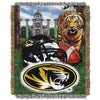 48 x 60 NCAA Wildcats Throw Blanket Black Yellow College Theme Bedding Sports Patterned Collegiate Football Team Logo Fan Merchandise Athletic Team