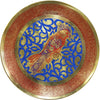 Abstract Parrot Decorative Brass Accent Plate Gold Modern Contemporary Finish Handmade