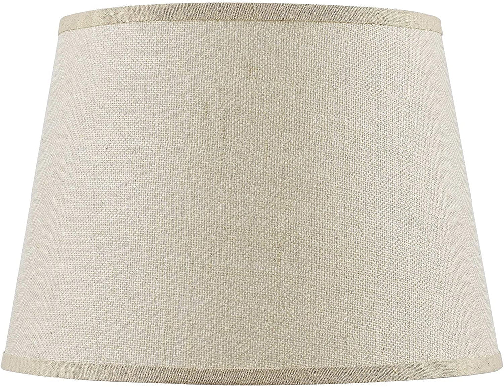 Hardback Fine Burlap Shade Tan Traditional
