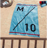 MISC Beach Towel 37' X 60' Blue Sports Collegiate Turkish Cotton Quick Dry