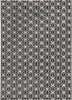 Loft Modern Geometric Star Grey Polypropylene Rug (5'3 X 7'4) 5'3" 7'4" Ivory Transitional Rectangle Synthetic Contains Latex Stain Resistant